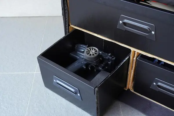 Koswork 1:10 Rc Compact 3 Drawer Bag (600x300x350mm)