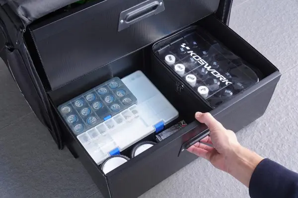 Koswork 1:10 Rc Dual Drawer Bag (540x350x420mm) Pp Frame
