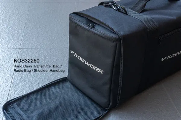 Koswork 1/10 Racing Bag (W/Radio Bag & 2 Car Cases) (65x26x31cm)