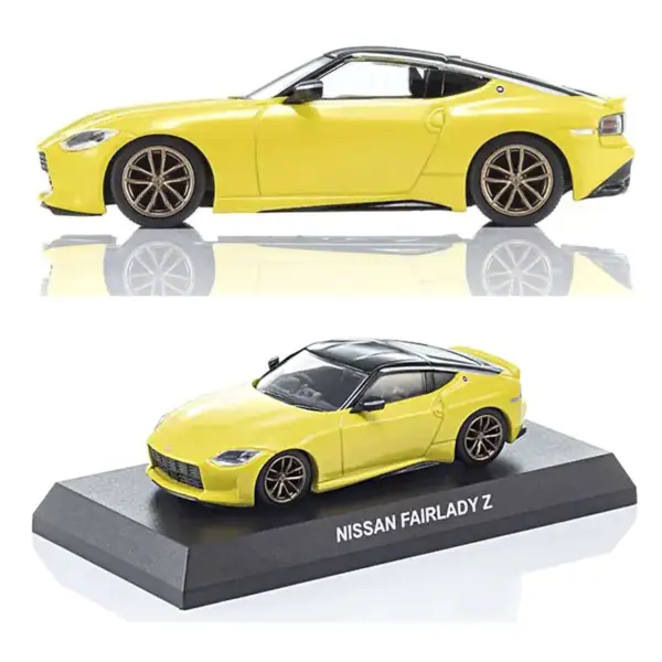 Kyosho 1:64 Nissan Fairlady-Z Book Type - Yellow