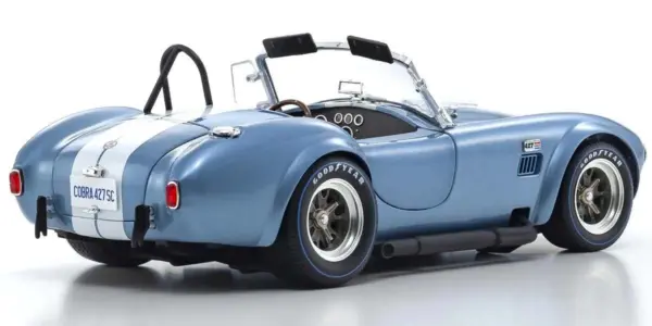 Kyosho 1:18 Shelby Cobra 427 S/C Spider 1962 Light Blue-White