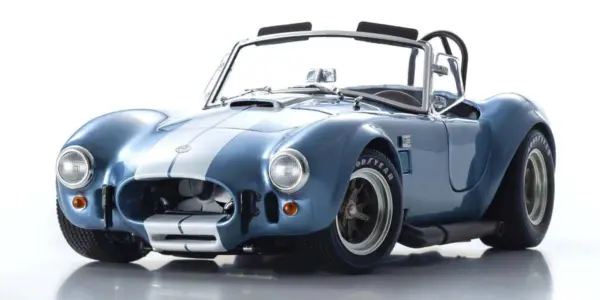 Kyosho 1:18 Shelby Cobra 427 S/C Spider 1962 Light Blue-White