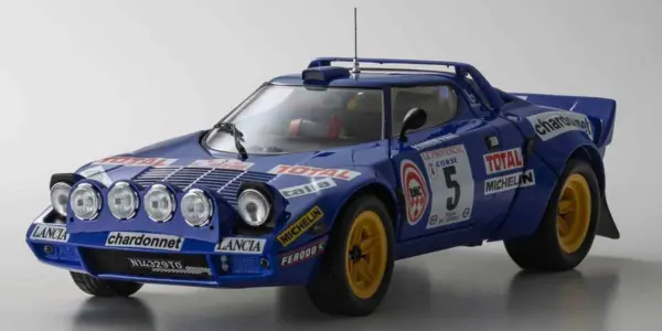 Kyosho 1:18 Lancia Stratos Hf b.darniche Tour De Corse 1976 nr.5