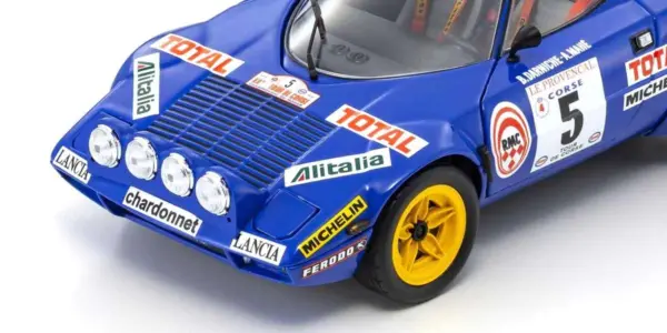 Kyosho 1:18 Lancia Stratos Hf b.darniche Tour De Corse 1976 nr.5