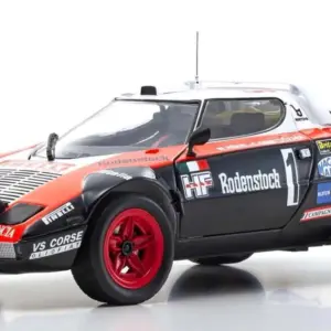 Kyosho 1:18 Lancia Stratos Hf Pirelli w.rohrl Hunsruck 1978 nr.1