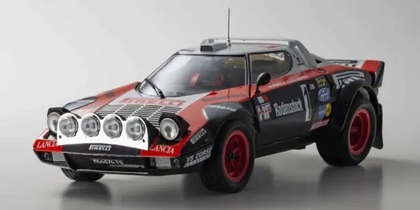Kyosho 1:18 Lancia Stratos Hf Pirelli w.rohrl Hunsruck 1978 nr.1