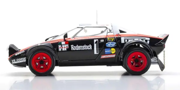 Kyosho 1:18 Lancia Stratos Hf Pirelli w.rohrl Hunsruck 1978 nr.1