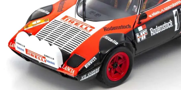 Kyosho 1:18 Lancia Stratos Hf Pirelli w.rohrl Hunsruck 1978 nr.1