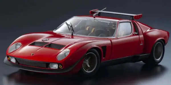 Kyosho 1:18 Lamborghini Miura Sv 1970 Red-Black