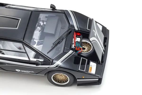 Kyosho 1:18 Lamborghini Countach Lp500r Black-White