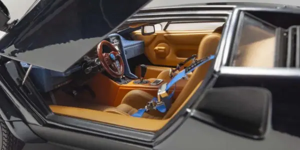 Kyosho 1:18 Lamborghini Countach Lp500s Walter Wolf 1982 Dark Blue