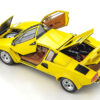 Kyosho 1:18 Lamborghini Countach Lp5000 Quattrovalvove Yellow - Image 4