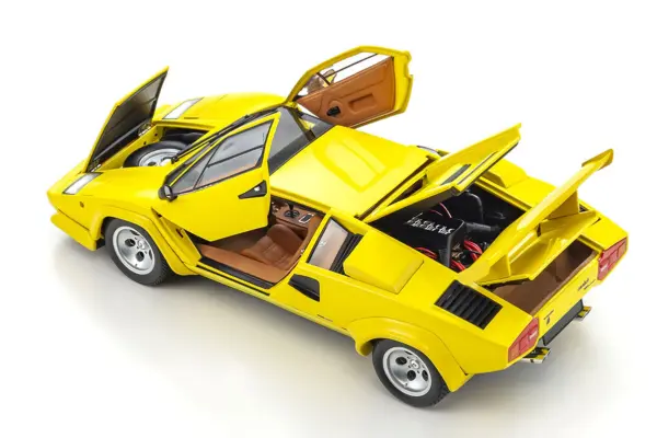 Kyosho 1:18 Lamborghini Countach Lp5000 Quattrovalvole Yellow