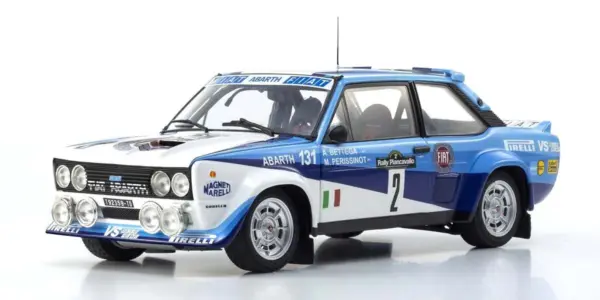 Kyosho 1:18 Fiat 131 Abarth a.bettega Winner Piancavallo 1981 nr.2