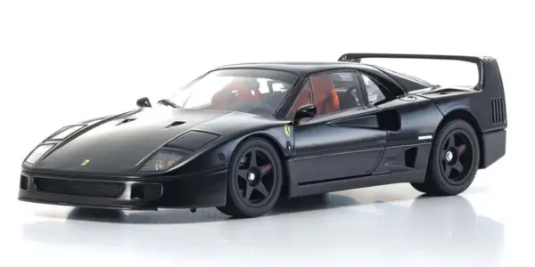 Kyosho 1:18 Ferrari F40 Black 1987 Die-Cast Collection