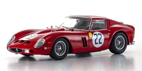 Kyosho 1:18 Ferrari 250 Gto 3rd Over All Lm 1962 nr.22 Blaton/Dernier