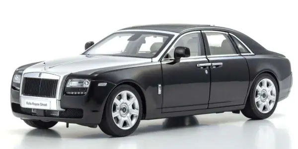 Kyosho 1:18 Rolls-Royce Ghost 2011 Black Silver