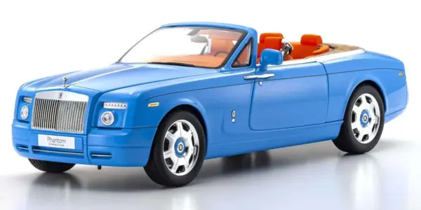 Kyosho 1:18 Rolls-Royce Phantom Drophead Coupé 2007 Light Blue