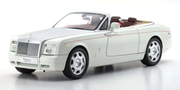 Kyosho 1:18 Rolls-Royce Phantom Drophead Coupé 2007 English White