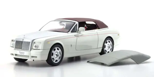 Kyosho 1:18 Rolls-Royce Phantom Drophead Coupé 2007 English White