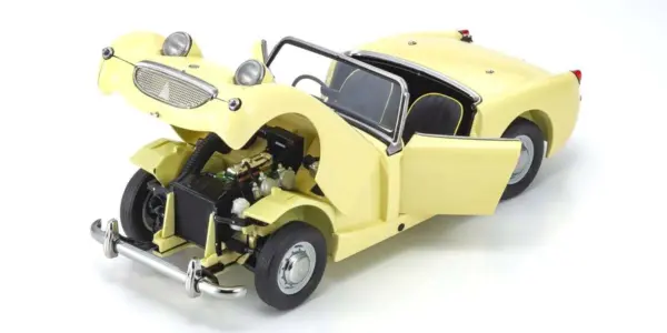 Kyosho 1:18 Austin Healey Sprite 1958 Primrose Yellow
