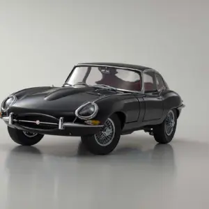 Kyosho 1:18 Jaguar Type E 3.8L MK1 1961 Black Cup