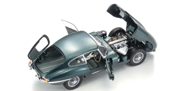 Kyosho 1:18 Jaguar Type E 3.8L MK1 Cup 1961 Dark Green