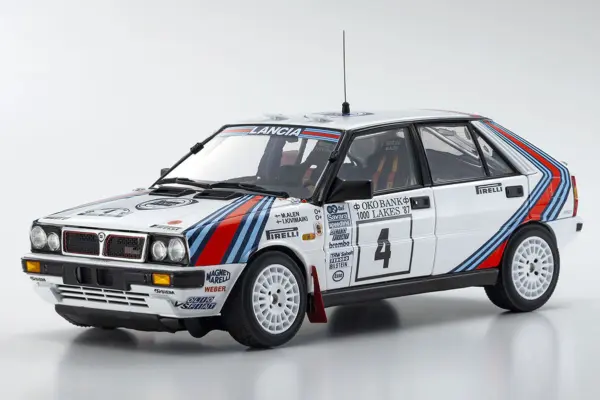 Kyosho 1:18 Lancia Delta Hf 4wd 1000 Lakes 1987 Team Lancia nr.4