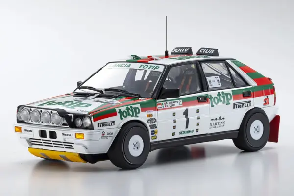 Kyosho 1:18 Lancia Delta Hf 4wd Targa Florio 1987 Team Totip nr.1
