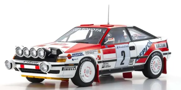 Kyosho 1:18 Toyota Celica Gt-Four c.sainz Winner Monte Carlo1991 Nr2