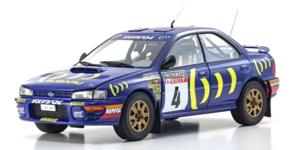 Kyosho 1:18 Subaru Impreza Colin McRae Winner Rac 1994 nr.4