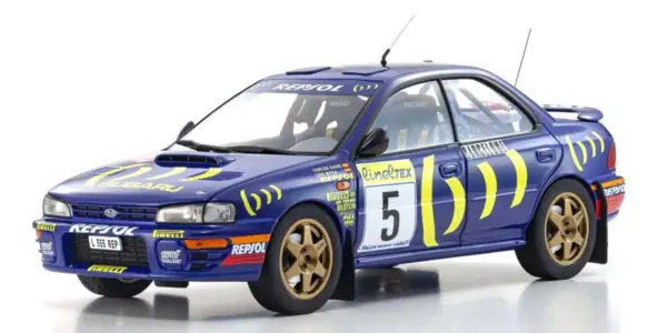 Kyosho 1:18 Subaru Impreza Carlos Sainz Winner Monte Carlo 1995 nr.5
