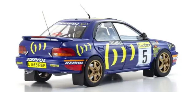Kyosho 1:18 Subaru Impreza Carlos Sainz Winner Monte Carlo 1995 nr.5