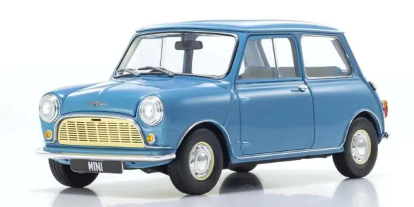 Kyosho 1:18 Morris Mini Minor Clipper Blue
