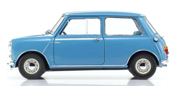 Kyosho 1:18 Morris Mini Minor Clipper Blue