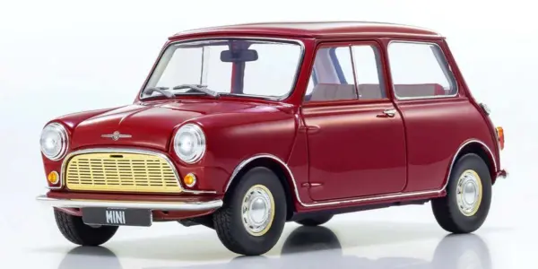 Kyosho 1:18 Morris Mini Minor Cherry Red