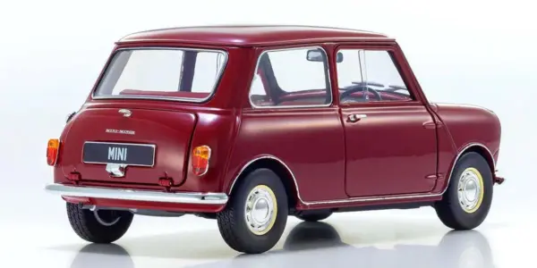 Kyosho 1:18 Morris Mini Minor Cherry Red