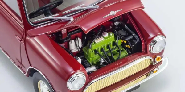 Kyosho 1:18 Morris Mini Minor Cherry Red