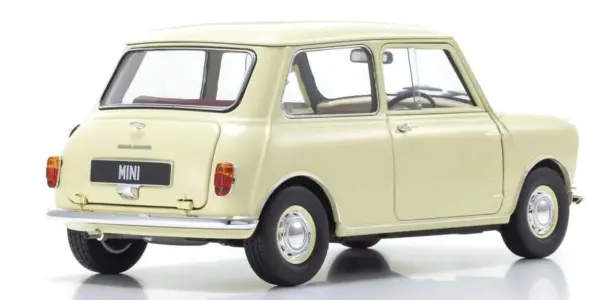 Kyosho 1:18 Morris Mini Minor Old English White