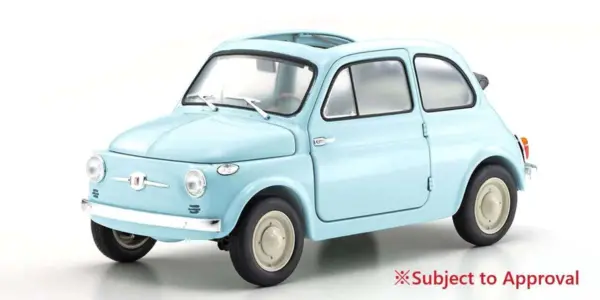 Kyosho 1:18 Fiat Nuova 500 Celeste Blue