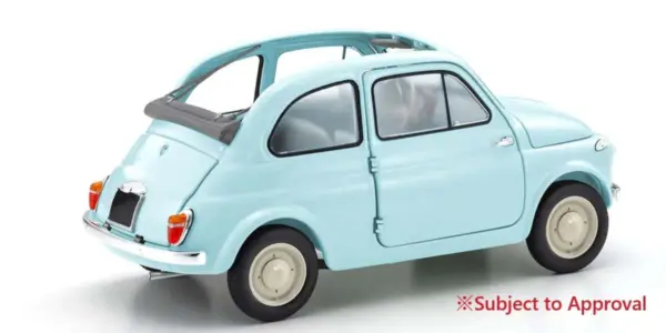 Kyosho 1:18 Fiat Nuova 500 Celeste Blue