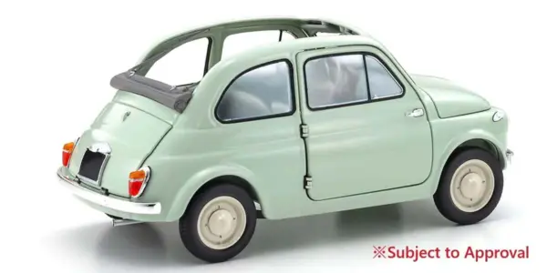 Kyosho 1:18 Fiat Nuova 500 Green Clear