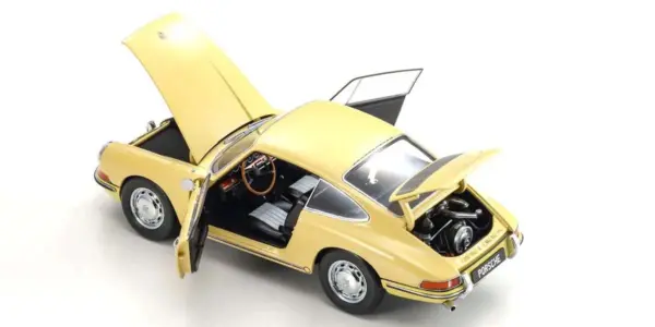 Kyosho 1:18 Porsche 911 2.0 (901) 1964 Champagne Yellow