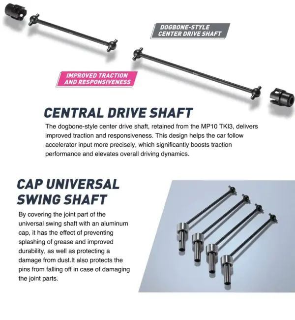 Kyosho Inferno MP11 1:8 4WD RC Nitro Buggy Kit - Bundle wheels, engine & servo package