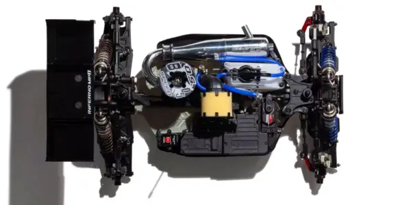 Kyosho Inferno MP11 1:8 4WD RC Nitro Buggy Kit - Bundle wheels, engine & servo package