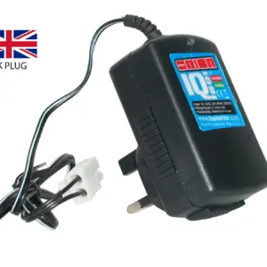 ADVANT IQ801 charger (UK-220V) 1A DELTA PEAK NIMH 4-8N (Tamiya)