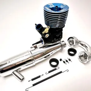 Combo picco p3tx dlc buggy .21 ceramic + racing 2135 in-line line