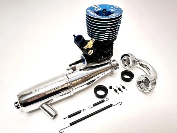 Combo picco p3tx dlc buggy .21 ceramic + racing 2135 in-line line