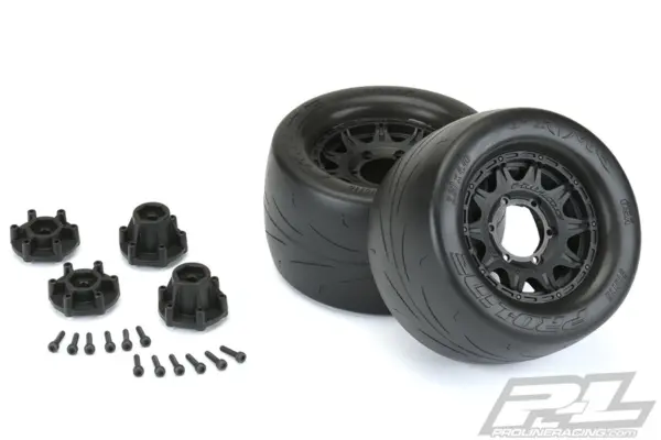 Proline Prime 2.8 Street Tyres on Raid 6x30 Wheels Stamp/Rust