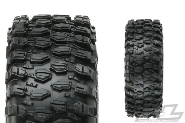Proline Hyrax 1.9" G8 Tyres on Impulse BLK/Silv B/Lock Wheels